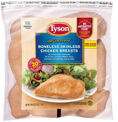 Boneless, skinless chicken breasts