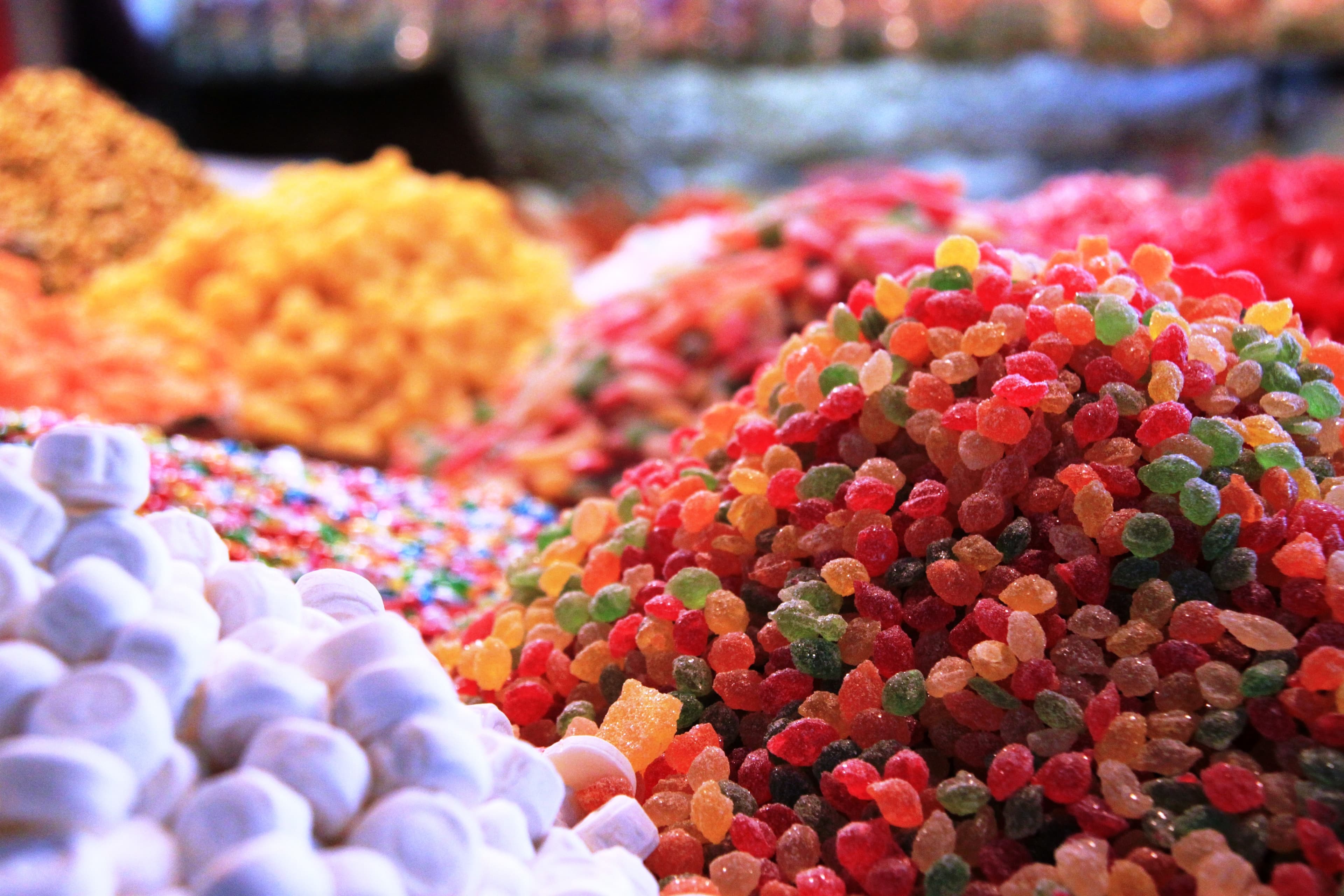 Candy, fruit snacks