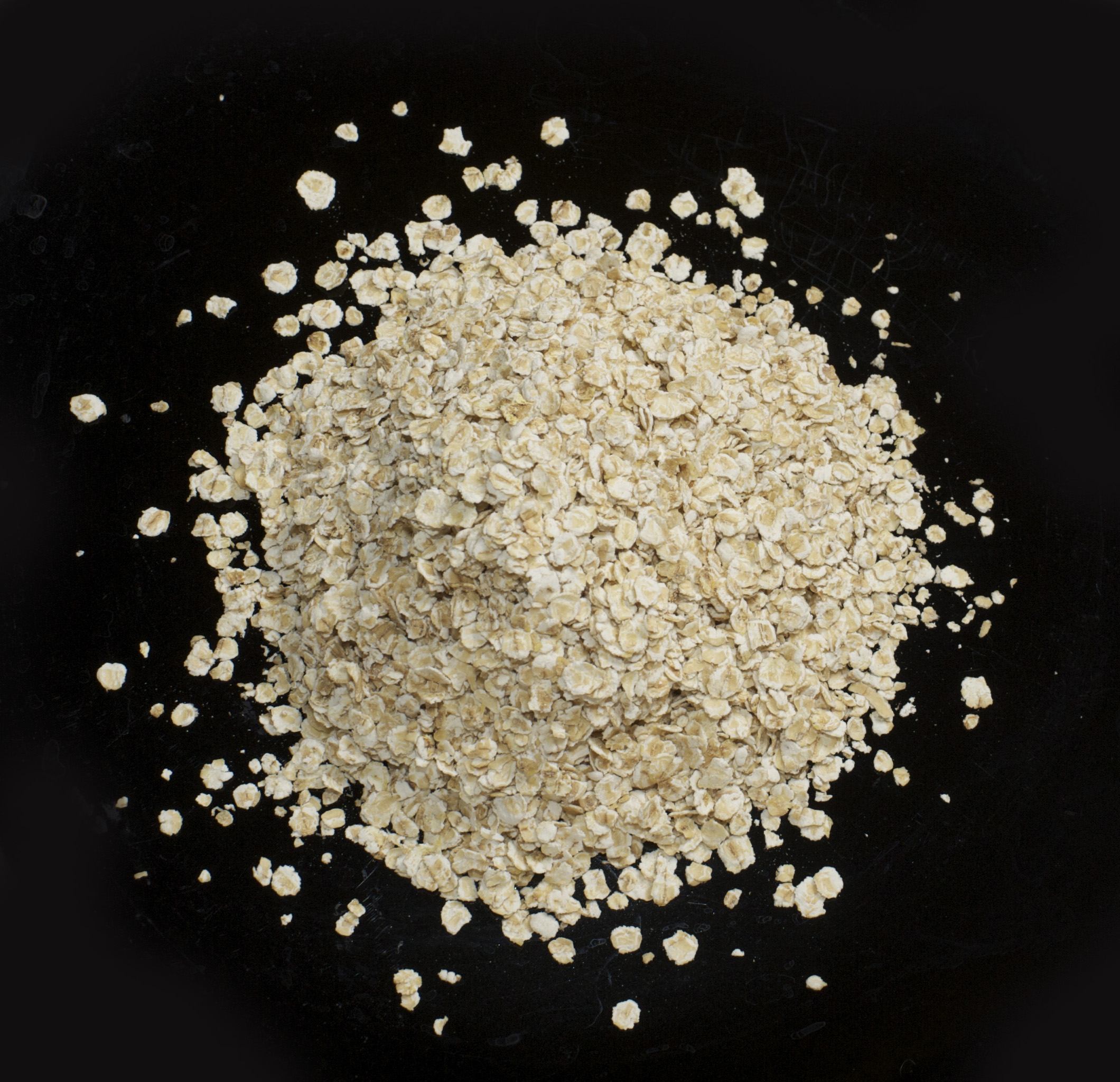 Oatmeal, regular or quick, made with non-dairy milk, fat added