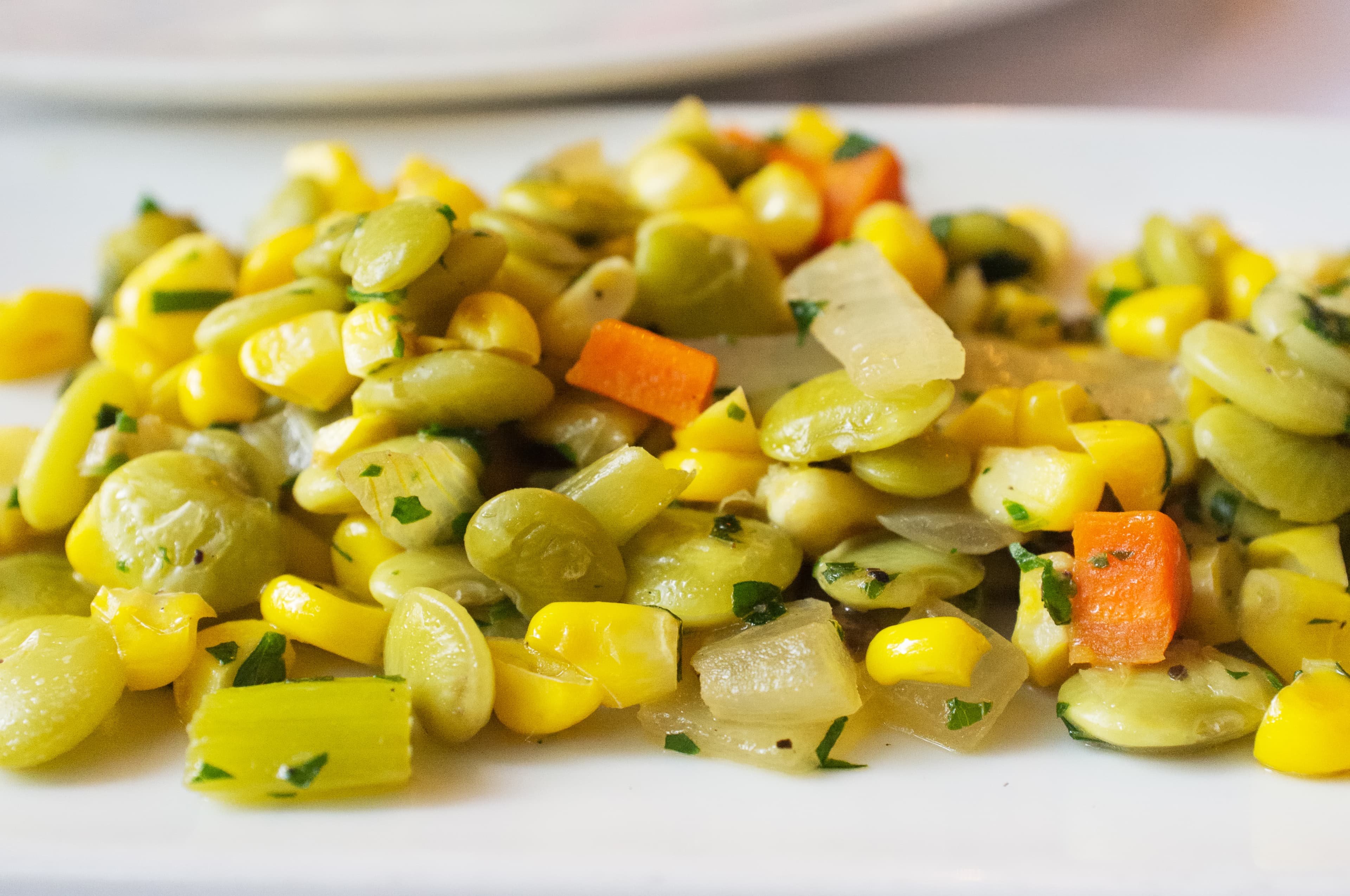 Succotash, (corn and limas), raw